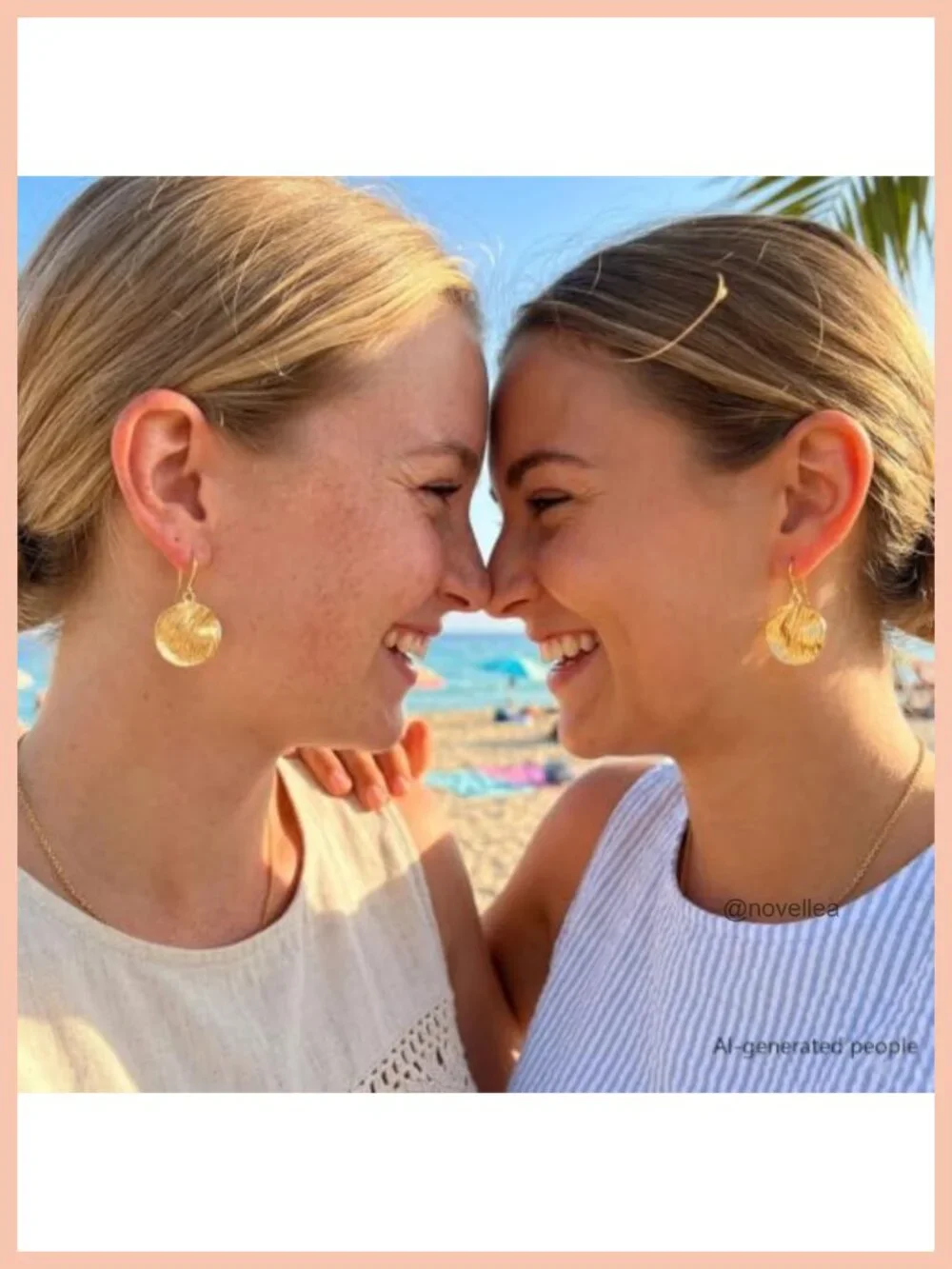 14K Gold Plated Drop Earrings Round Cubic Zirconia Hammered Disc Dangle Big