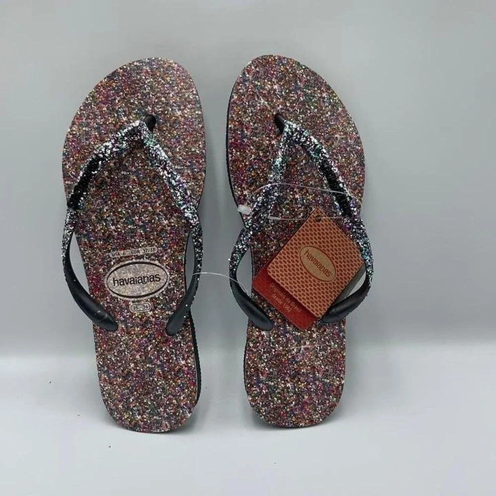 W's 6 | Havaianas Slim Carnival Glitter flip flops sandals | SLGL0001