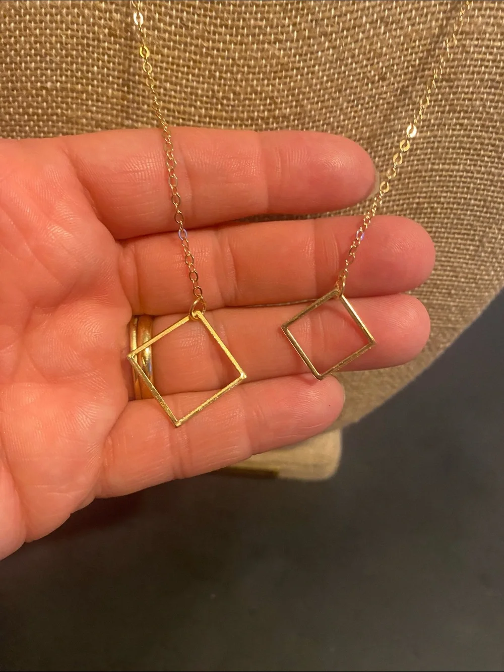 Fashion Jewelry minimal simple diamond