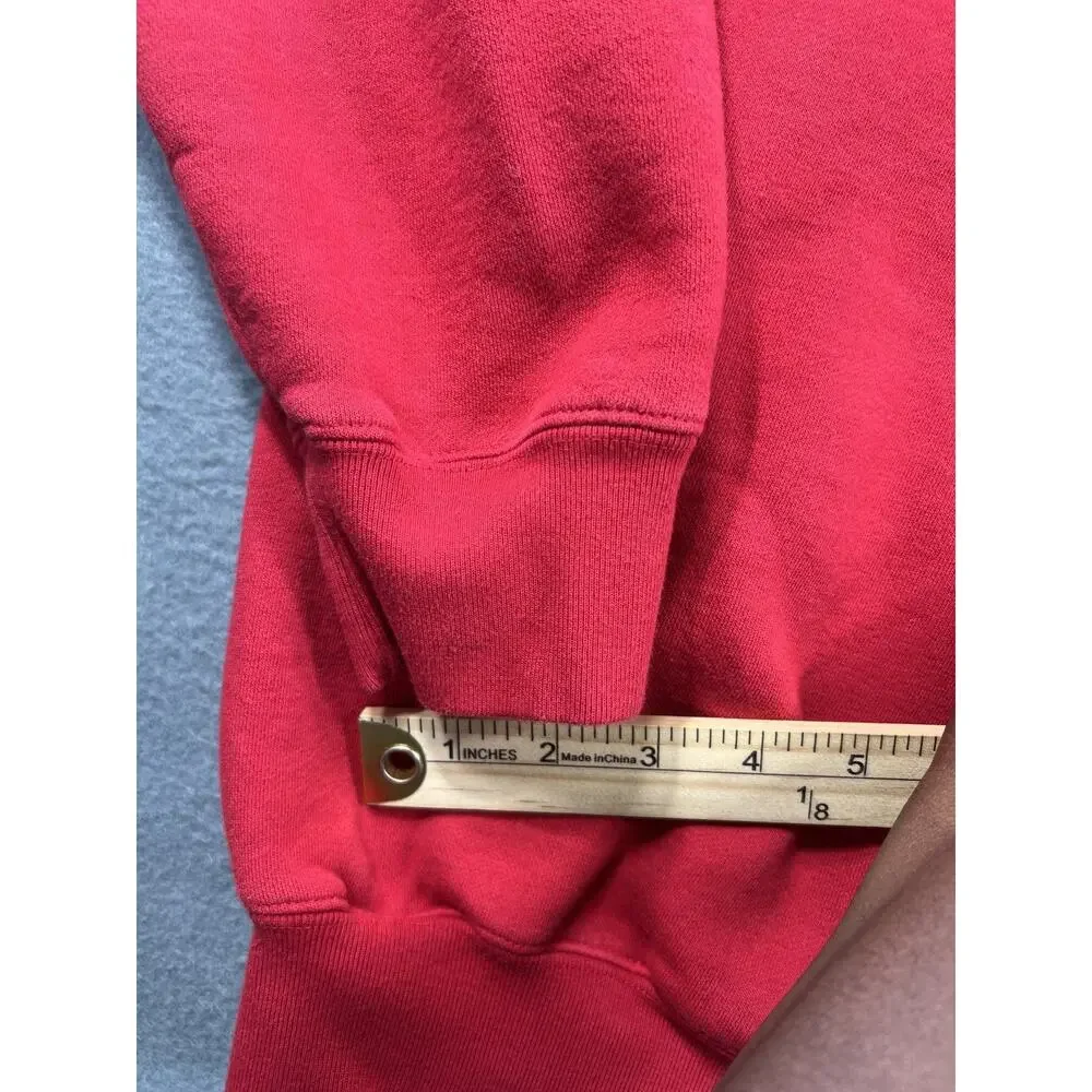 Polo by Ralph Lauren Red Crewneck Sweatshirt with Navy Pony Medium Man