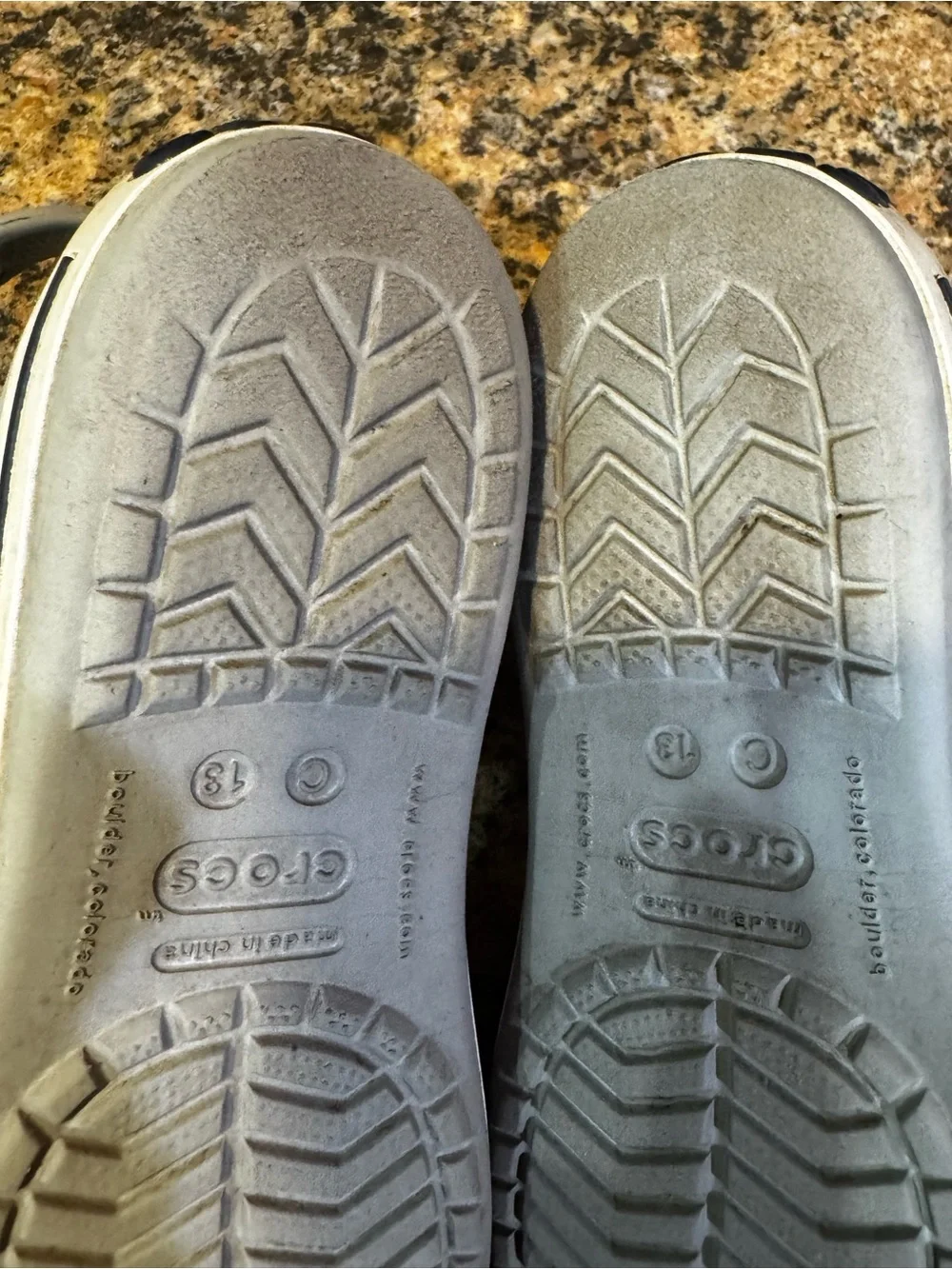 Crocs Youth Kid's C13 Crocband Cruiser Sandals Gray Blue Fisherman Shoes Water