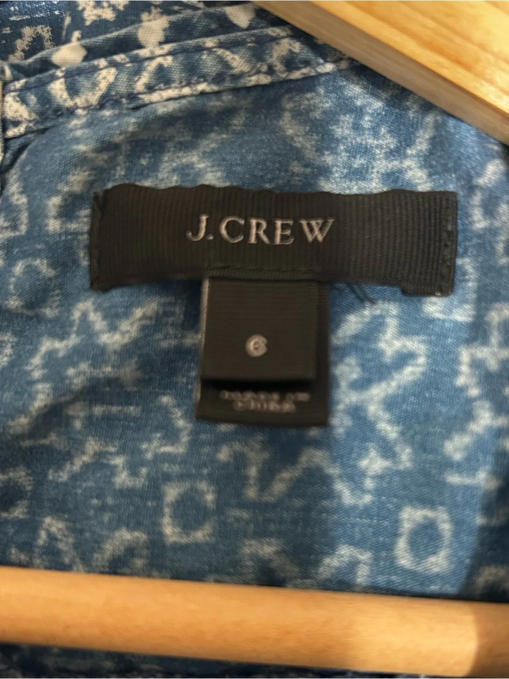 J. Crew crew chambray