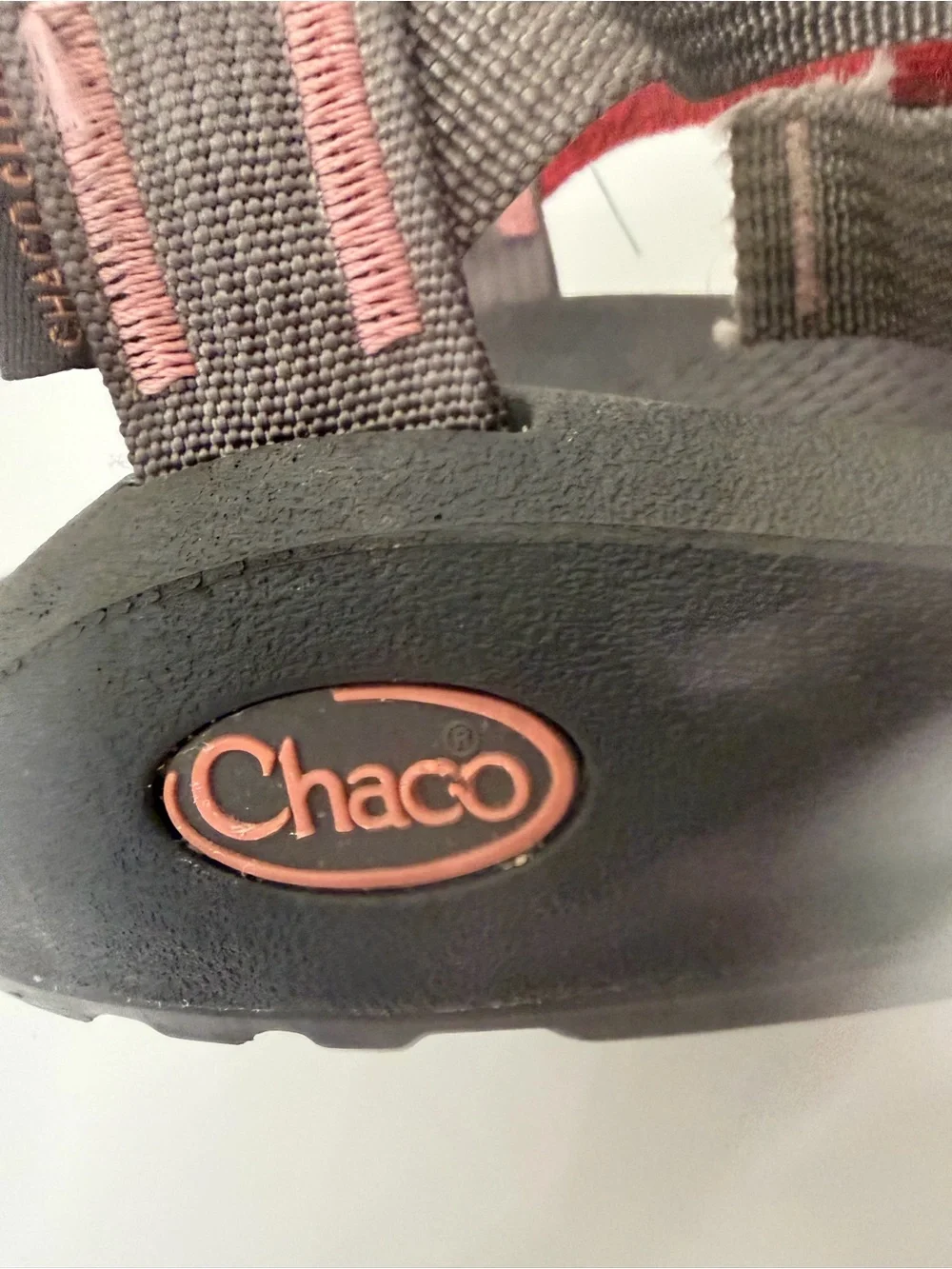 Chaco Women's Red Patterned Strap Sport Outdoor Sandals Size 9