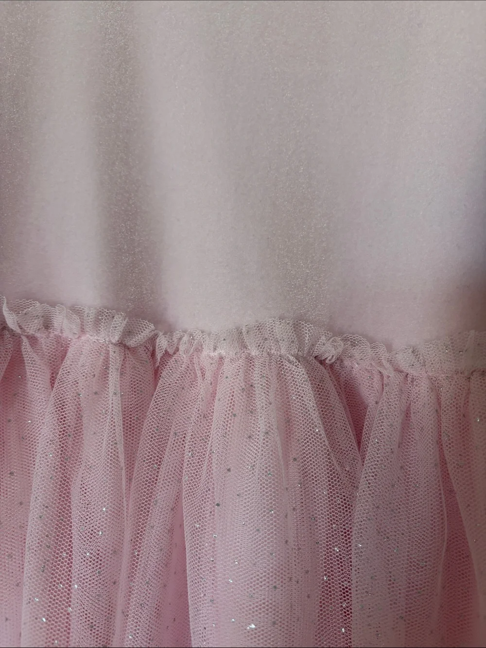 The Children's Place Light Pink Velour Tulle Party Dress