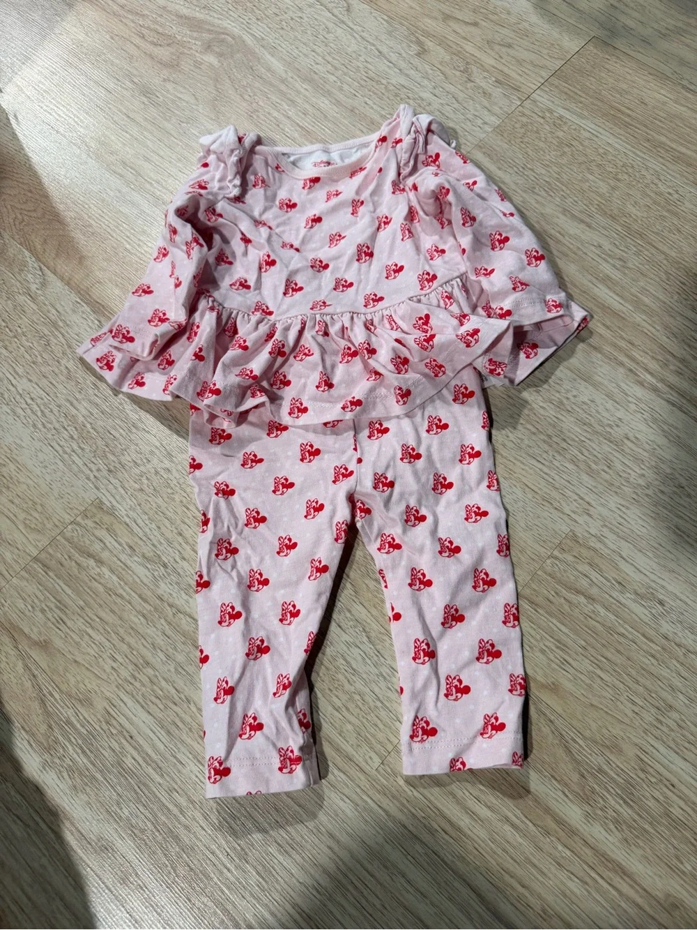 Disney Baby Pink Underwear with Red Character Print