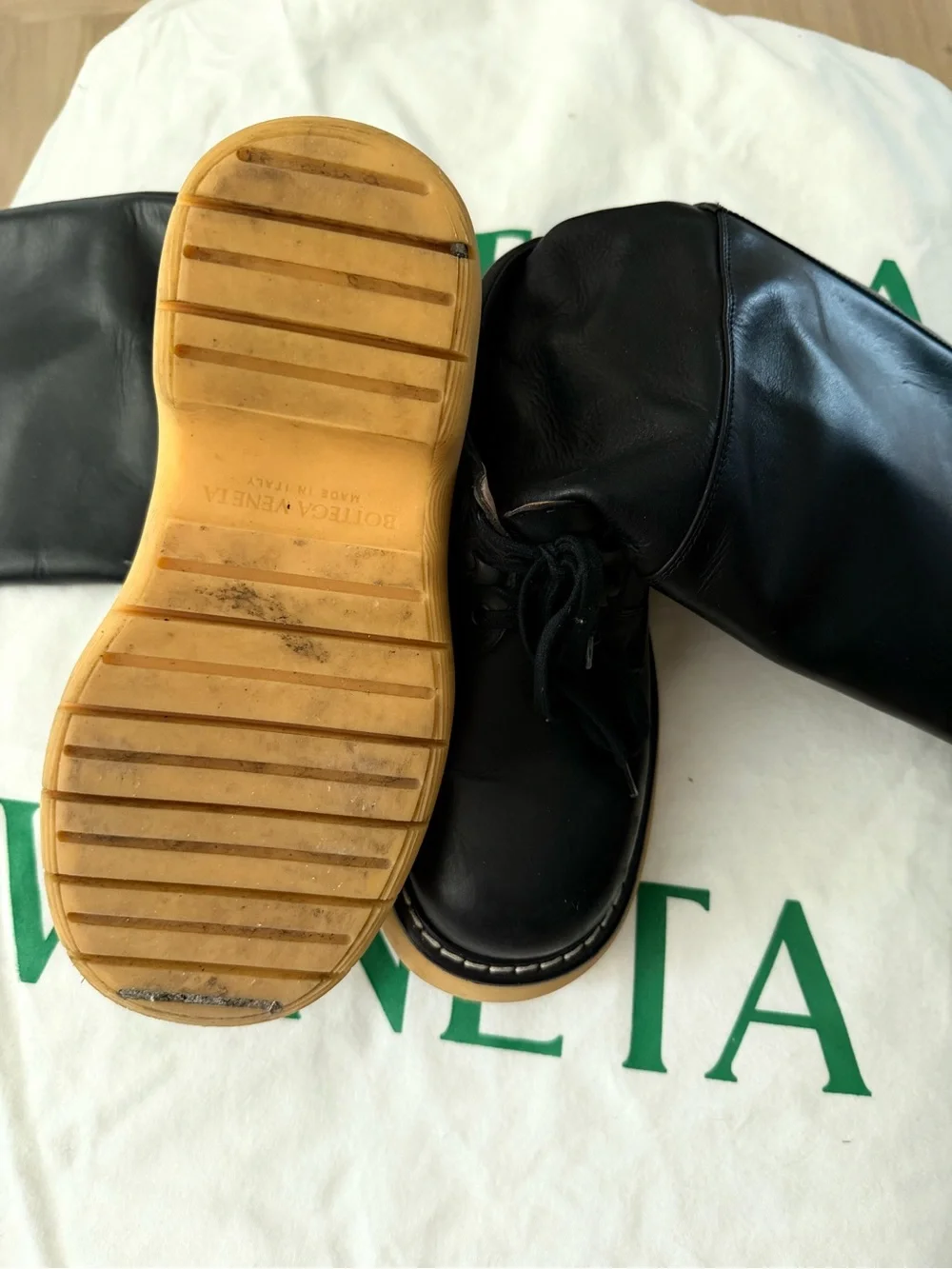 Bottega Veneta tall black