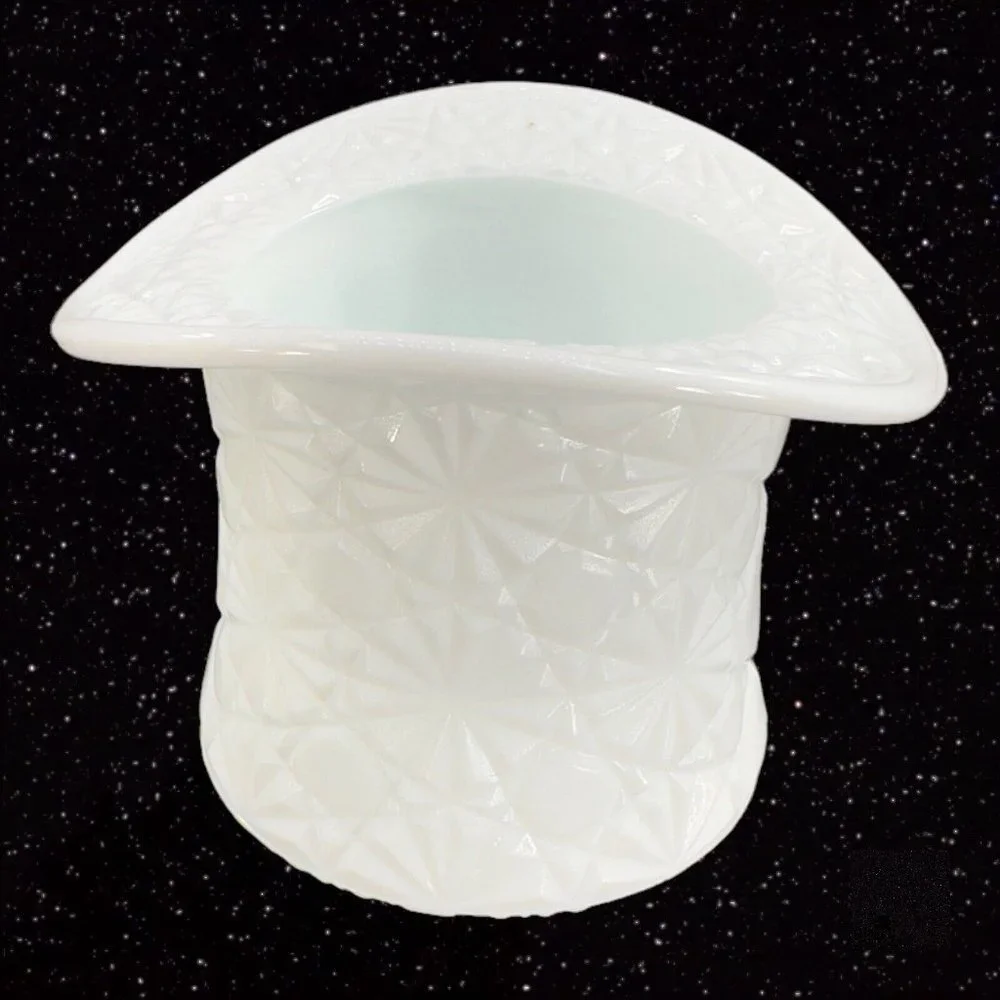 Indiana Glass 5”tall white top