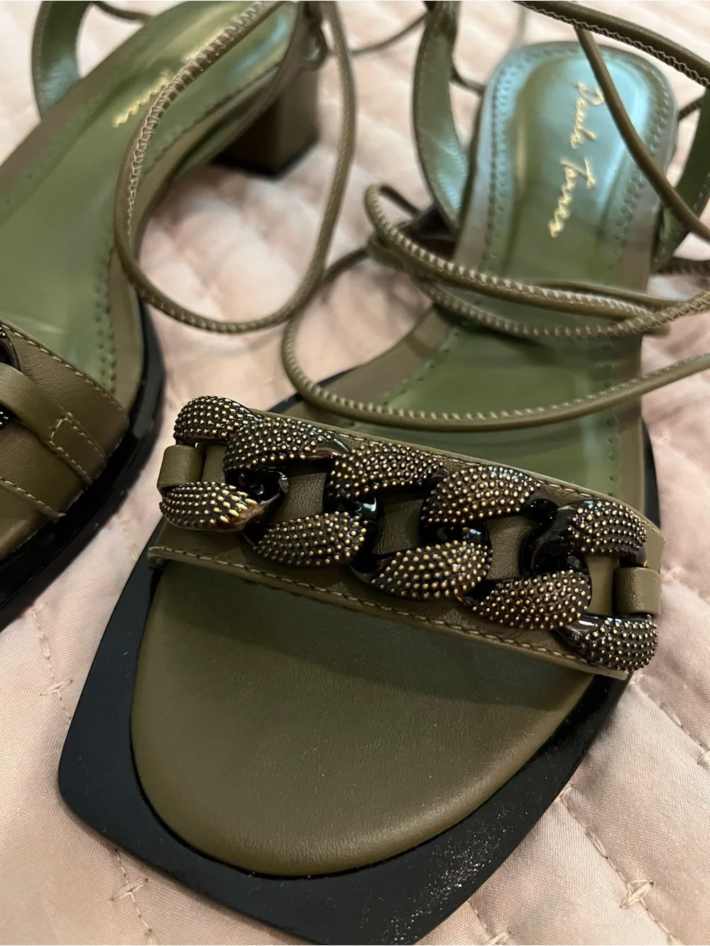 Paula Torres olive green