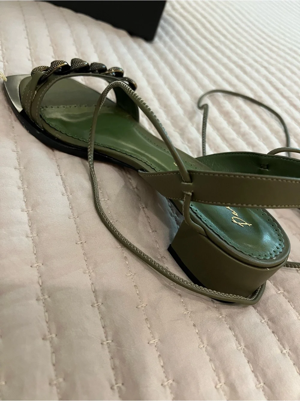 Paula Torres olive green