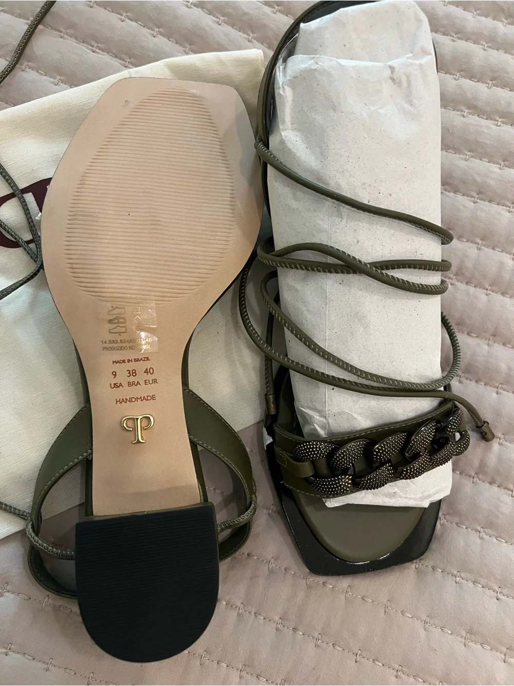 Paula Torres olive green