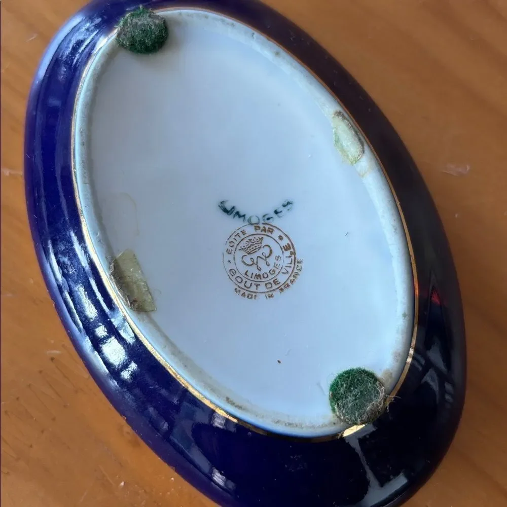 Limoges deep blue