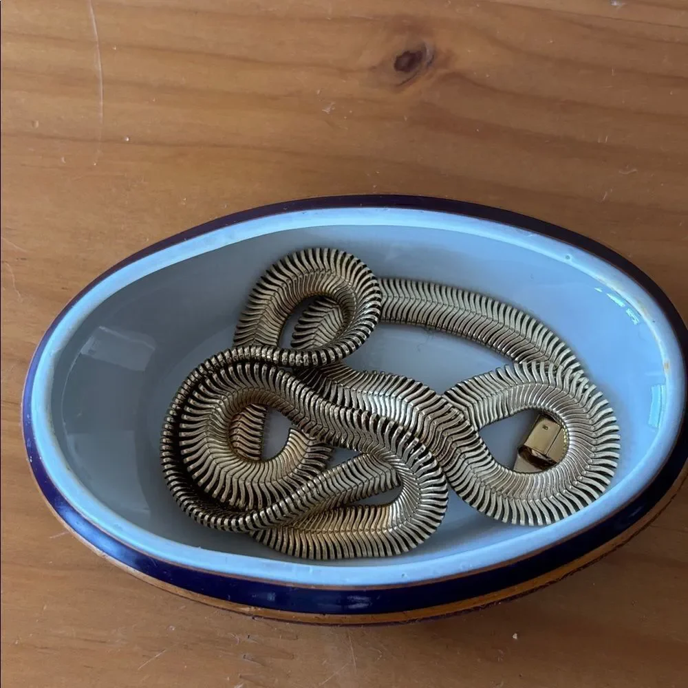 Limoges deep blue