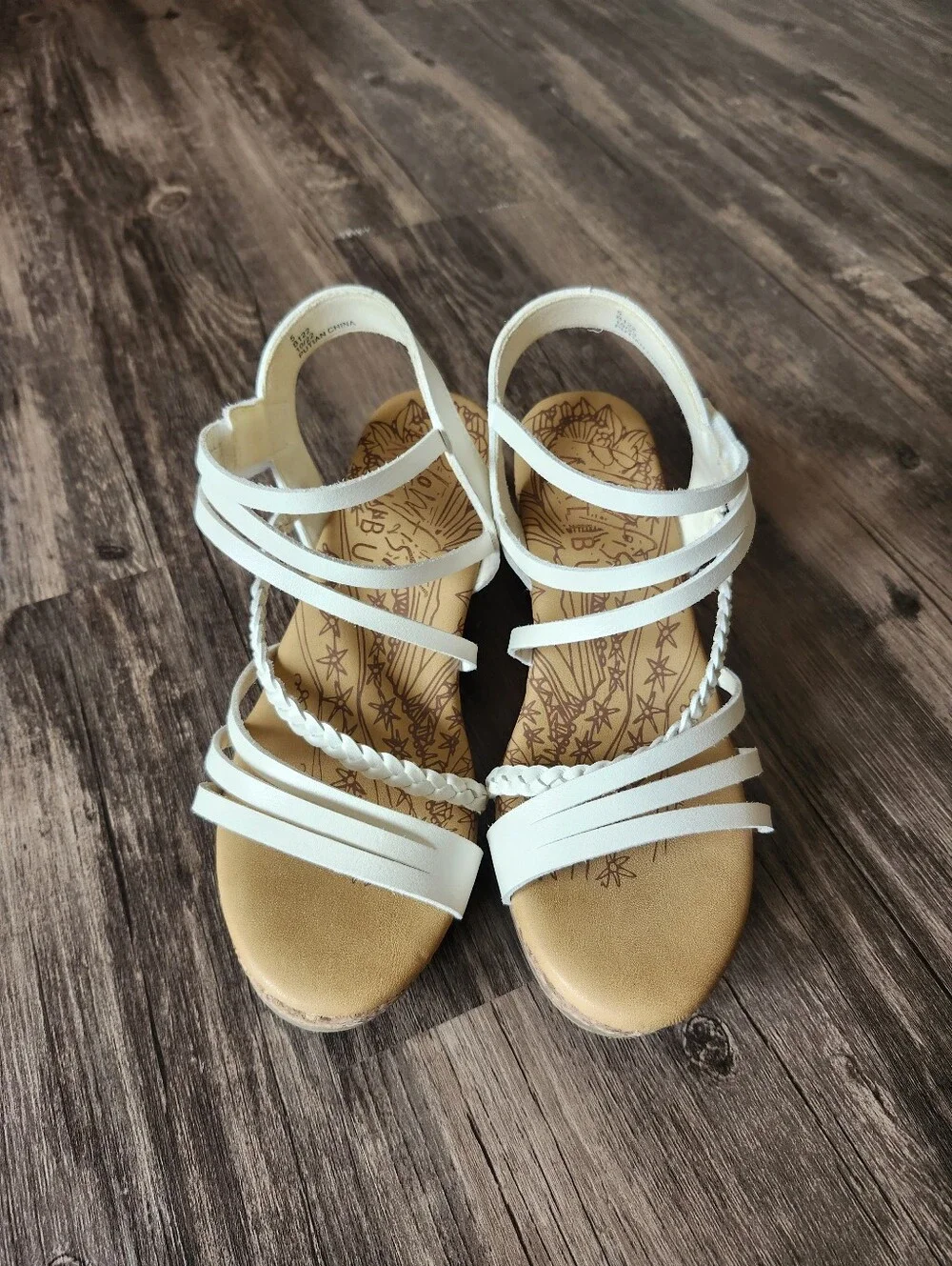 Blowfish Malibu Liddie K Strappy Cork Wedge Sandals