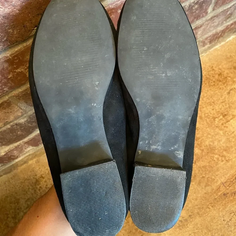 ASOS black suede