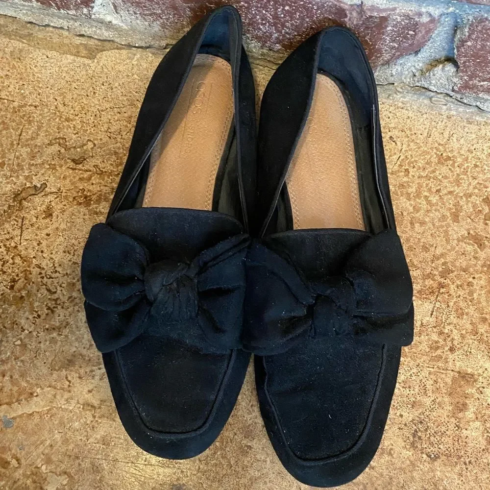 ASOS black suede