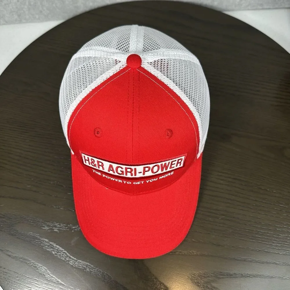H&R AGRI-POWER Hat Baseball Ball Cap ADJUSTABLE‎ Relaxed Fit Mesh Back