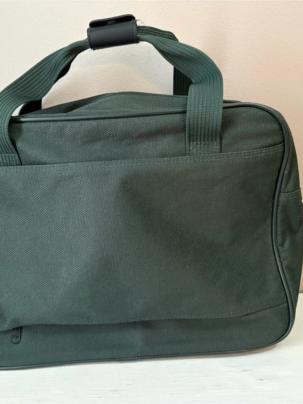 Corporate Dark Green Laptop Briefcase with Airline Logo