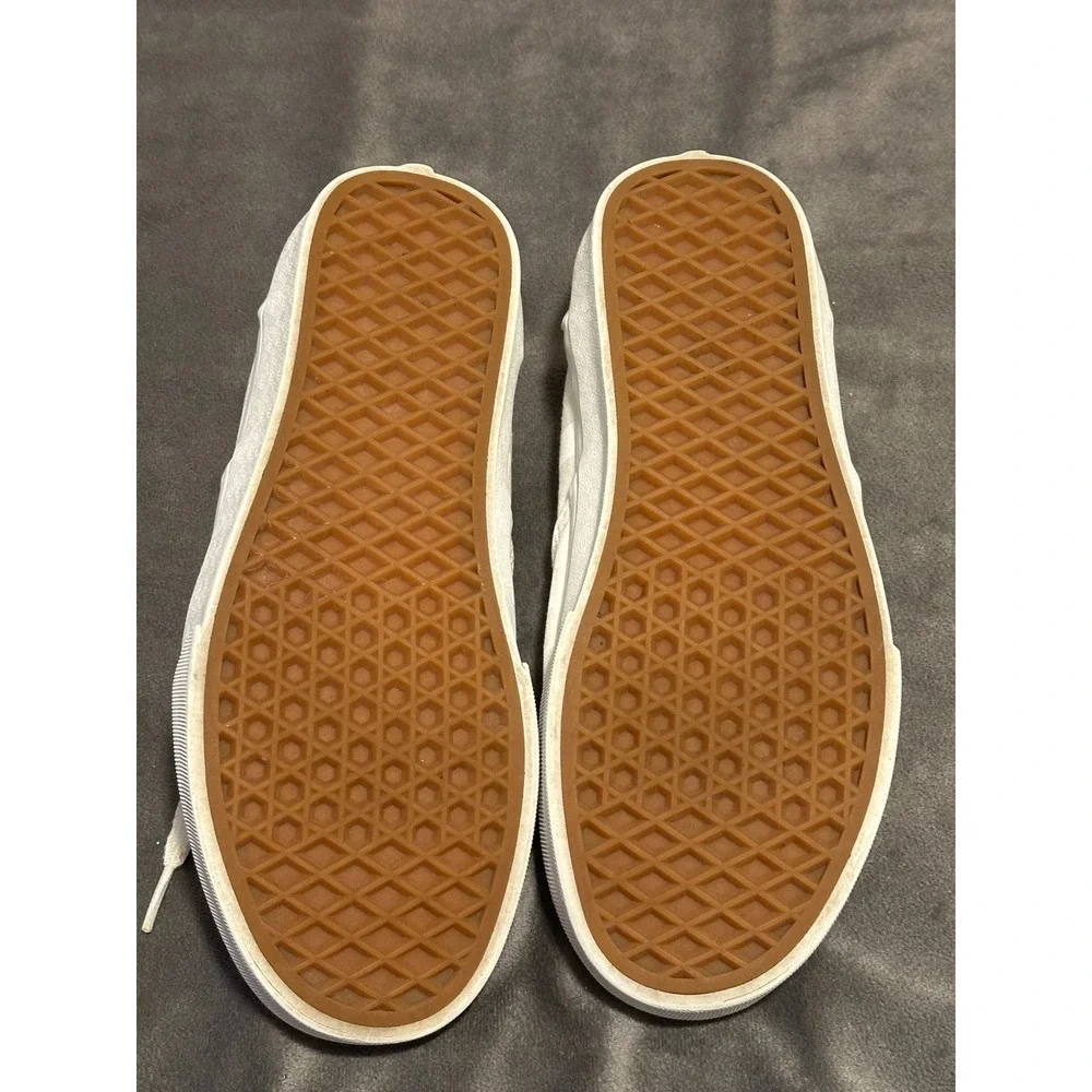 Vans white very subtle