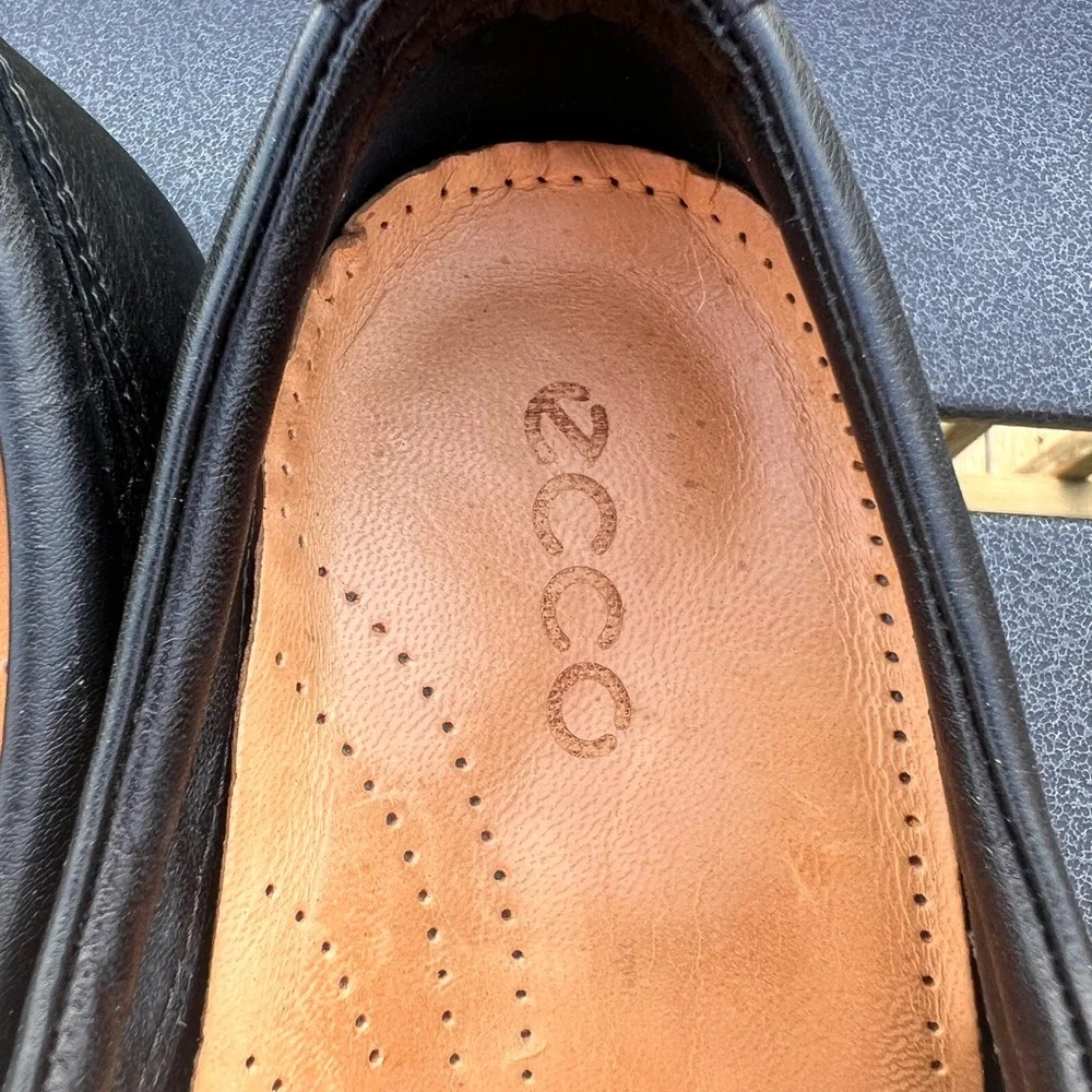 ECCO Soft 7 Quilted Leather & Patent Cap Toe Sneakers - EU 40 / US 9-9.5