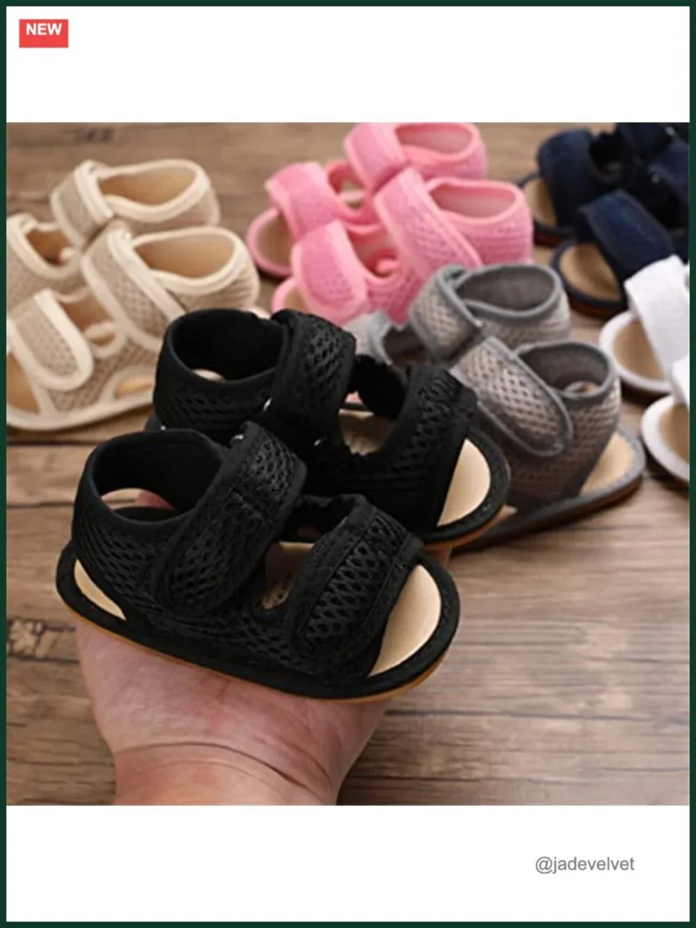 Premium Soft Anti-Slip Rubber Sole Infant Summer Outdoor Sandals First Walkers