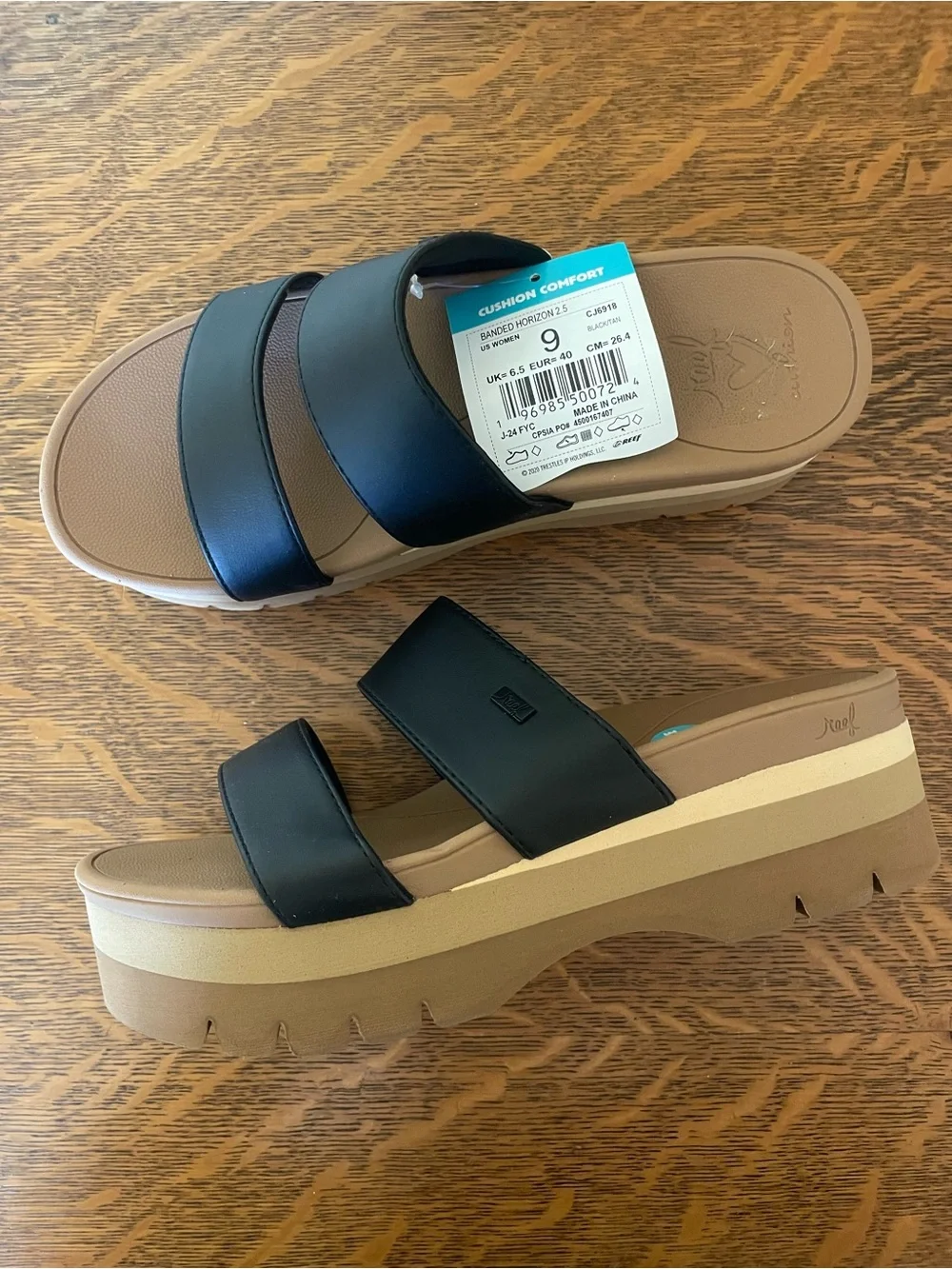 Reef Women's “Banded Horizon” Platform Sandal