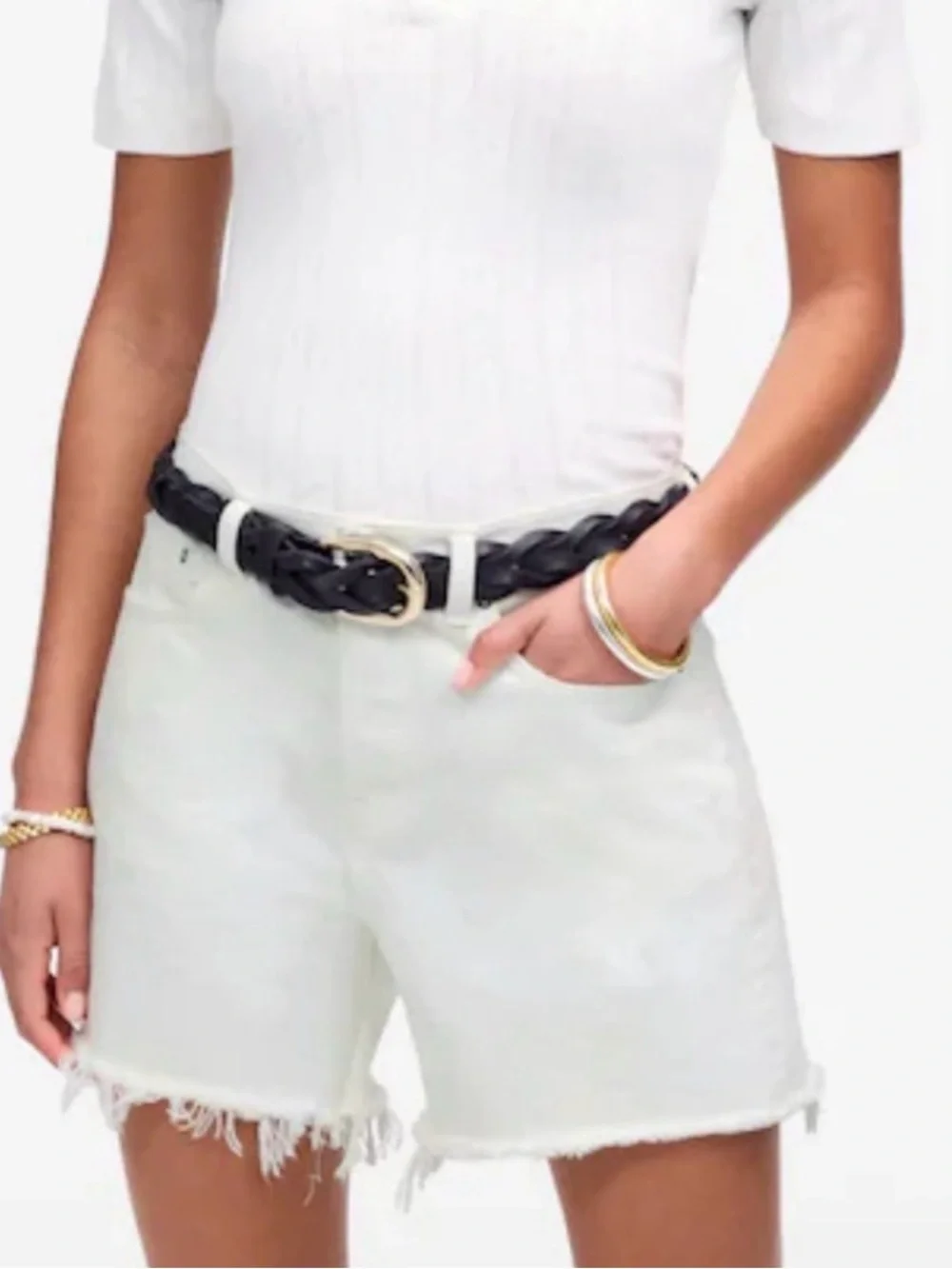 Madewell The Brynn Long Short- Charcoal