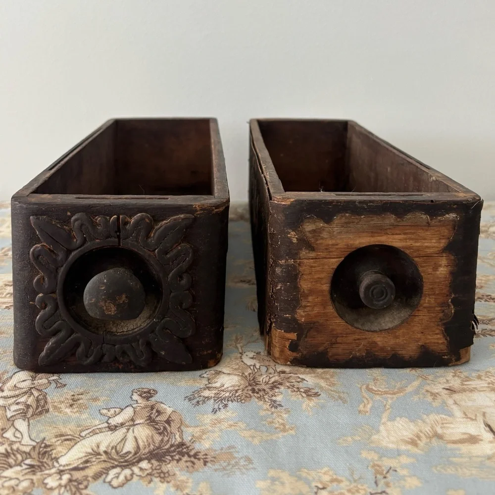 Vintage antique wooden
