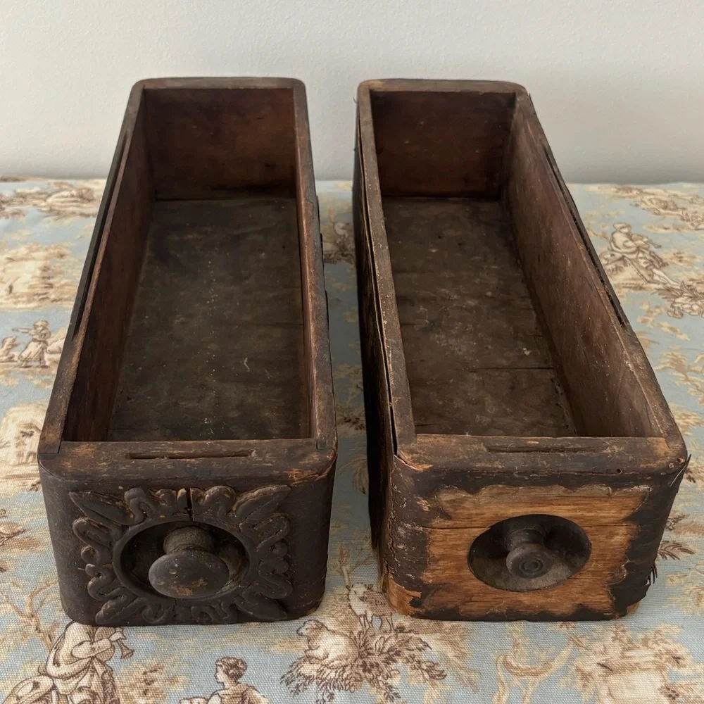 Vintage antique wooden