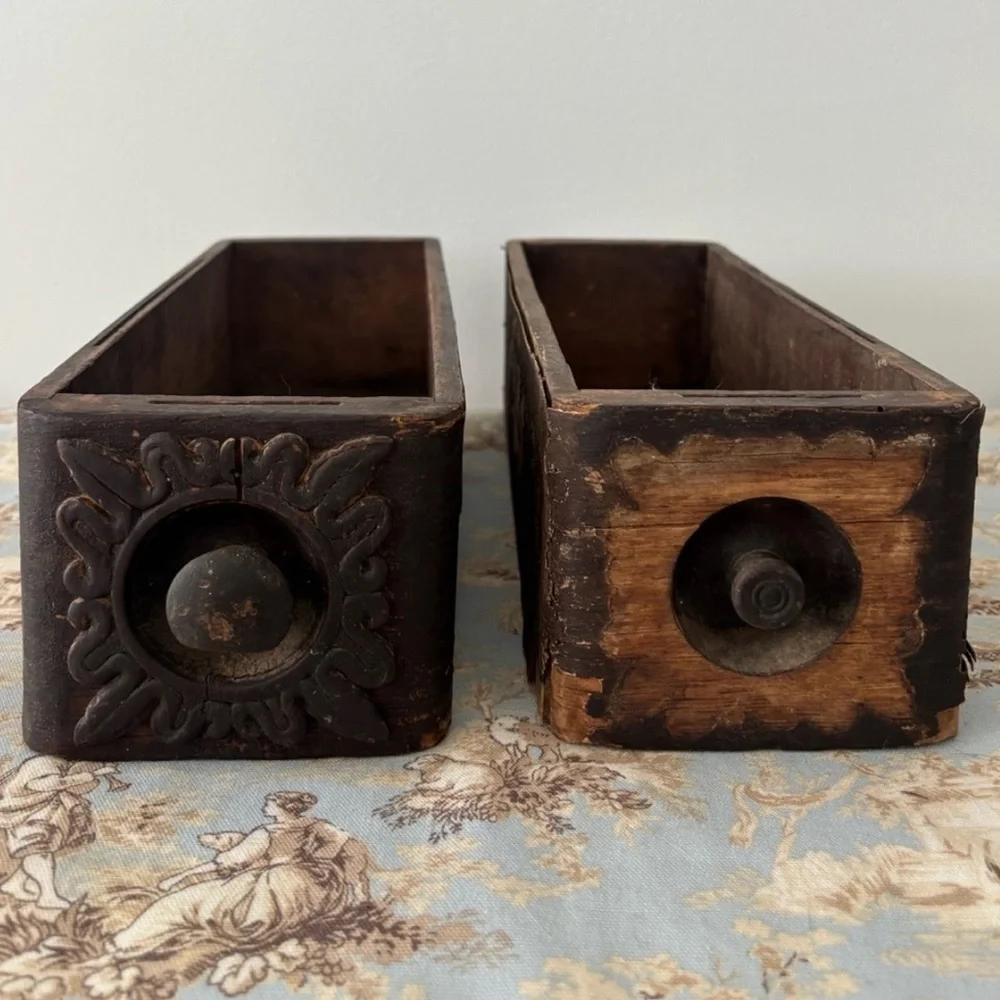 Vintage antique wooden