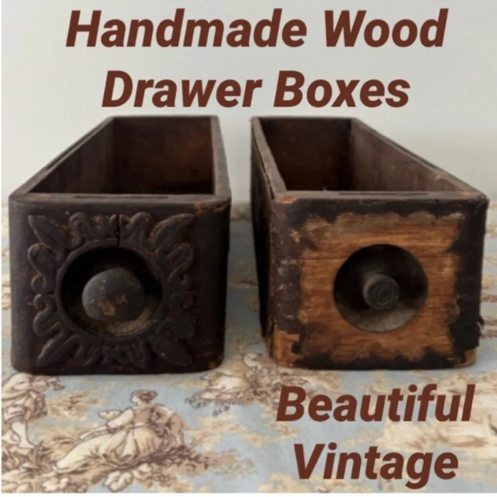 Vintage antique wooden