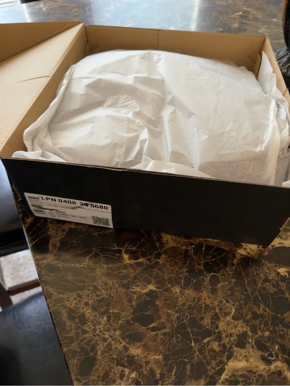 NIB ShoeDazzle Roxi Women’s Size 7 Tibetan Red Platform Loafers Gold Horsebit