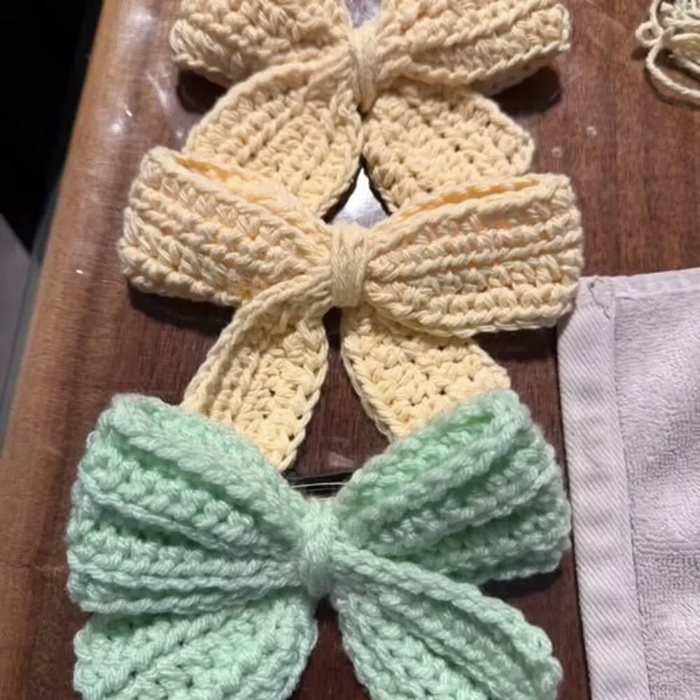 Handmade Crochet bows