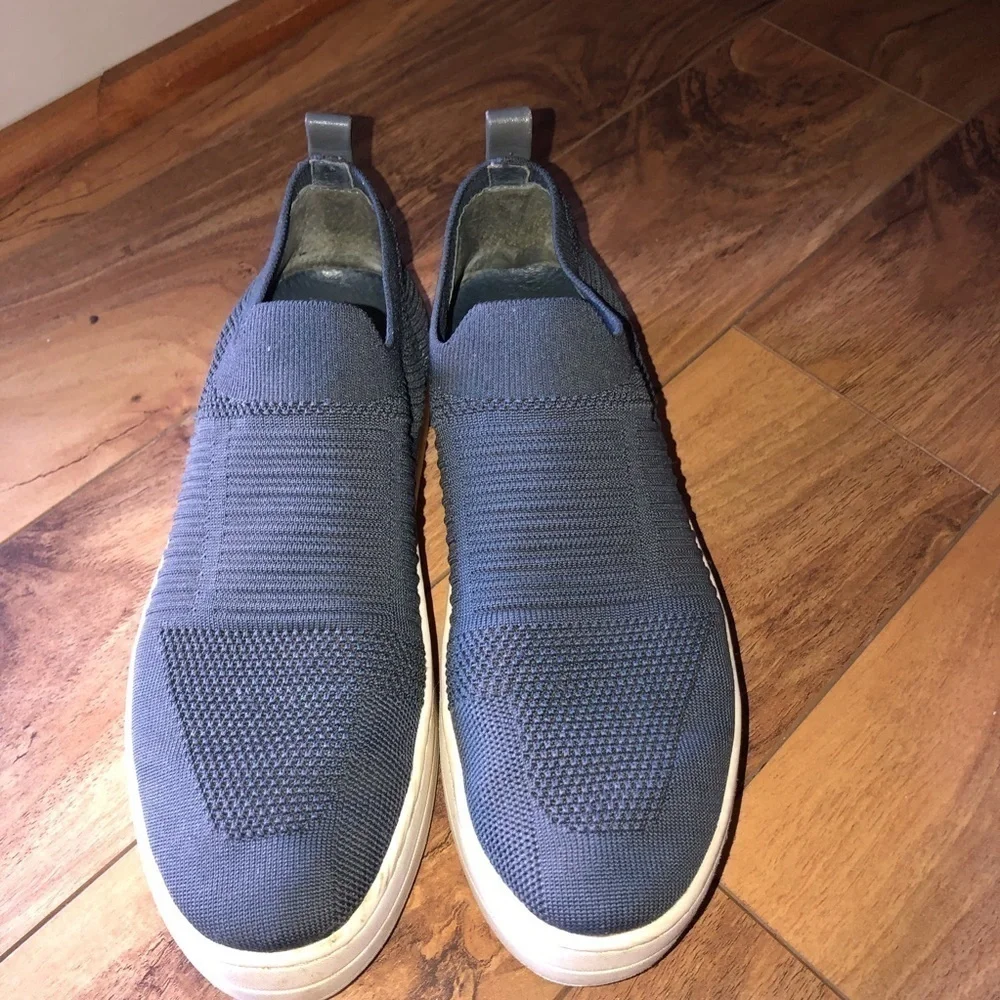 J/Slides Blue Hilo Knit Slip On‎ Shoes
