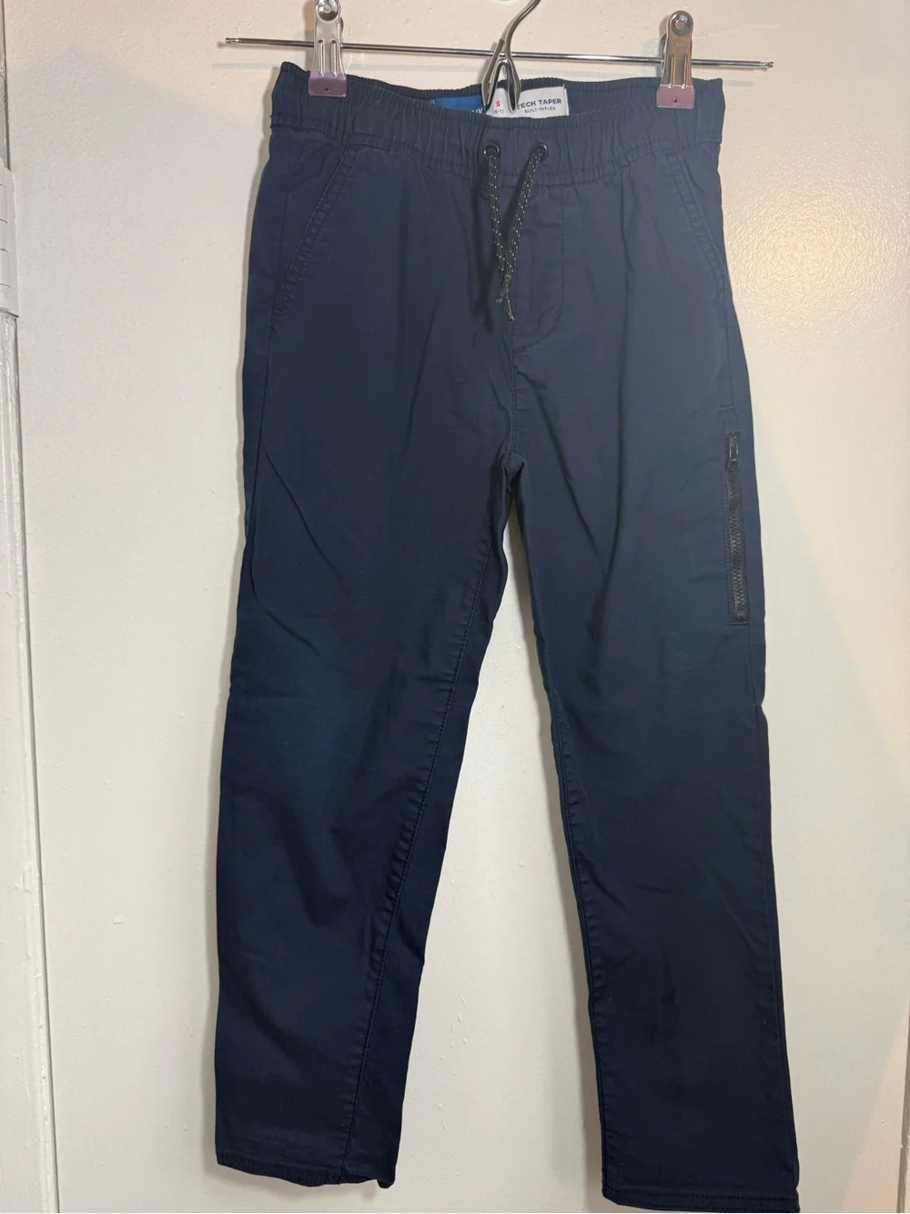 Old Navy Navy Tech Tapered Chino Joggers