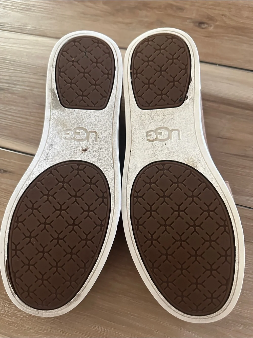 UGG Kitlyn Logo Charm Suede Loafers 9.5