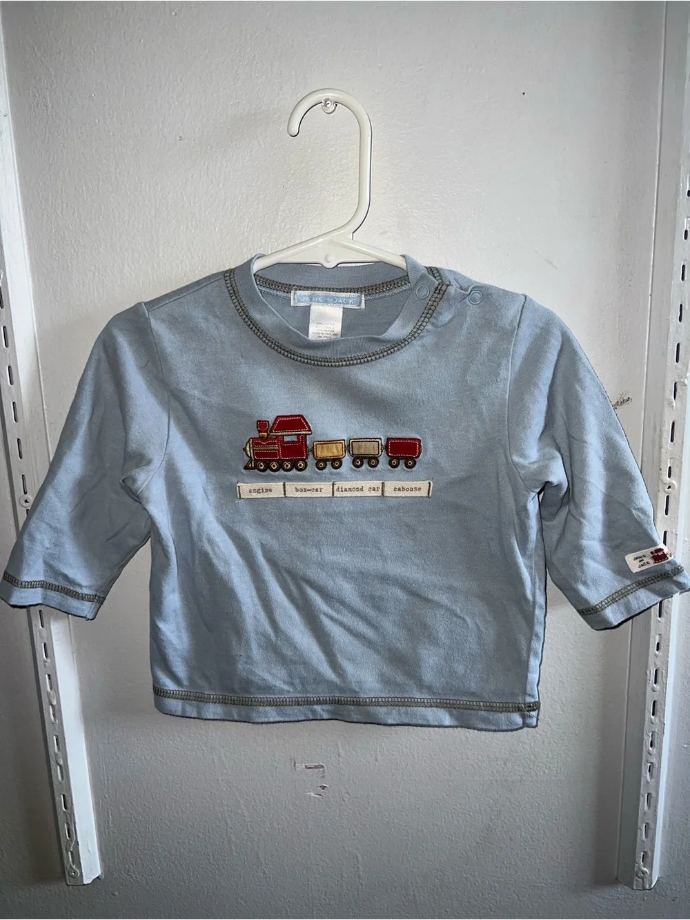 Janie and Jack Light Blue Baby Tee