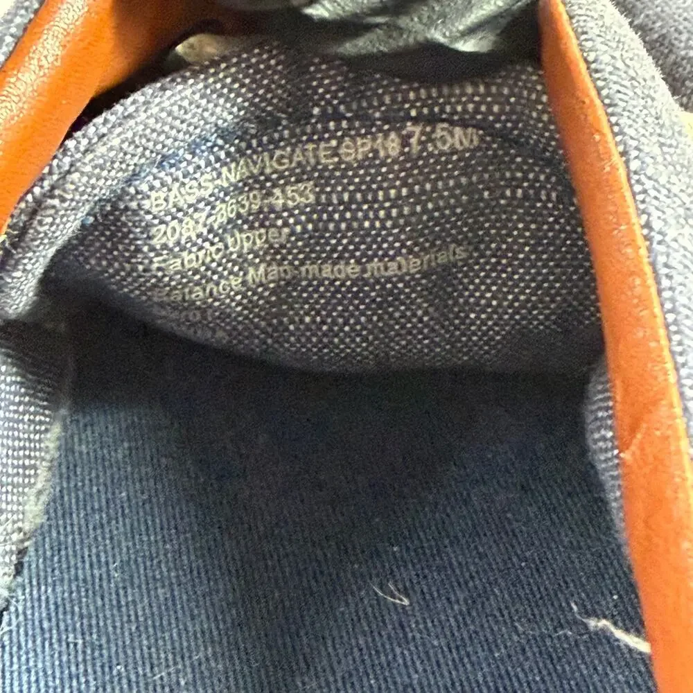 G. H. Bass Navigate Denim Sneakers Women’s Size 7.5
