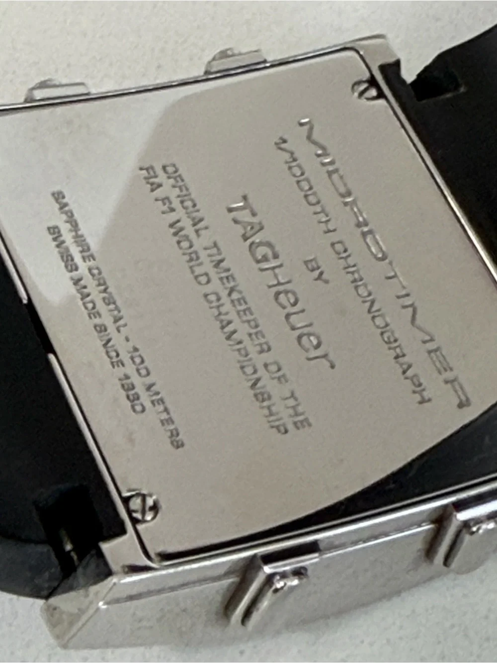 Tag Heuer digital display