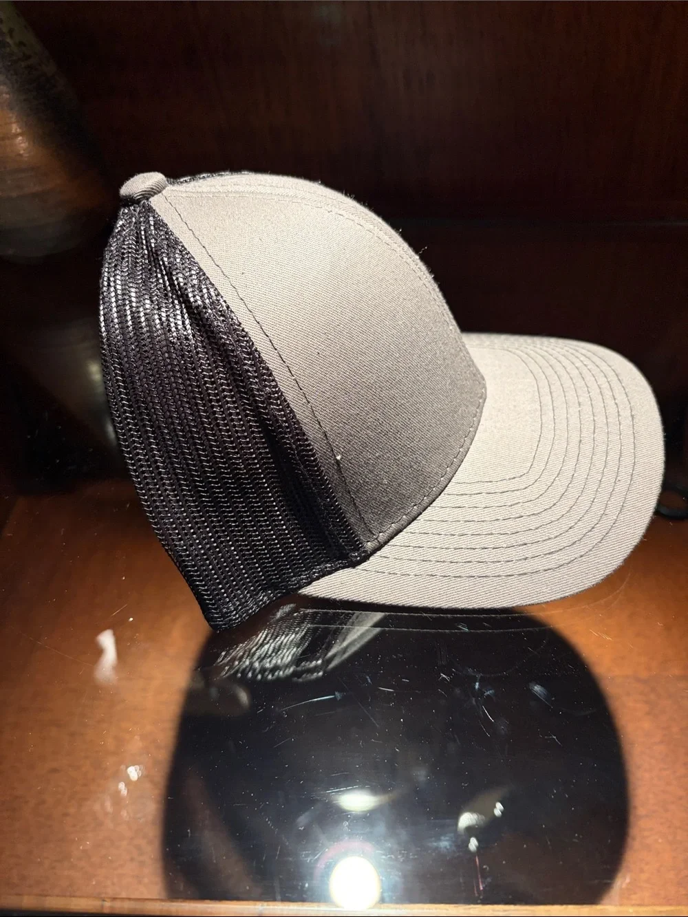 RedHead style gray cap