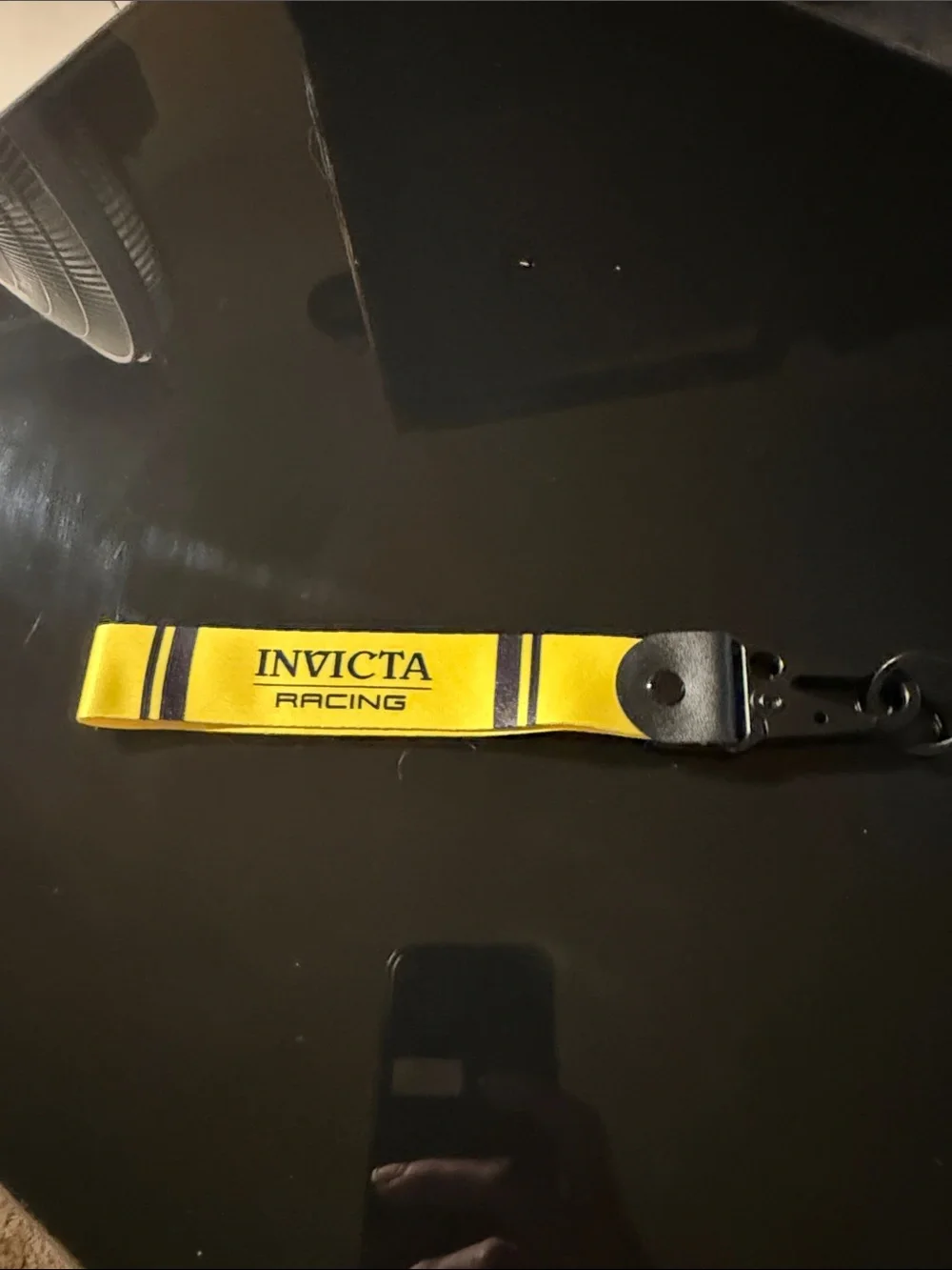 Invicta Yellow & Black Racing Logo Trucker Cap