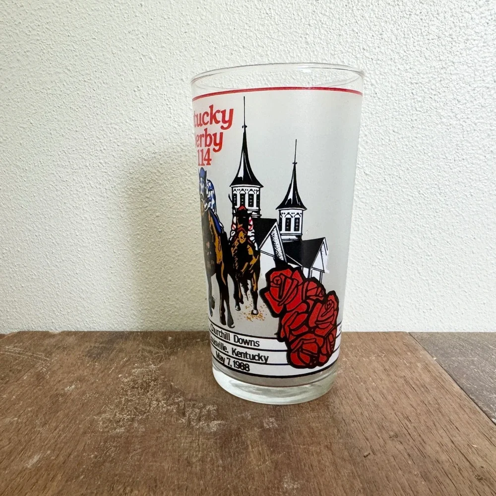 1988‎ Kentucky Derby Churchill Downs Horse Race Collectible Mint Julep Glass