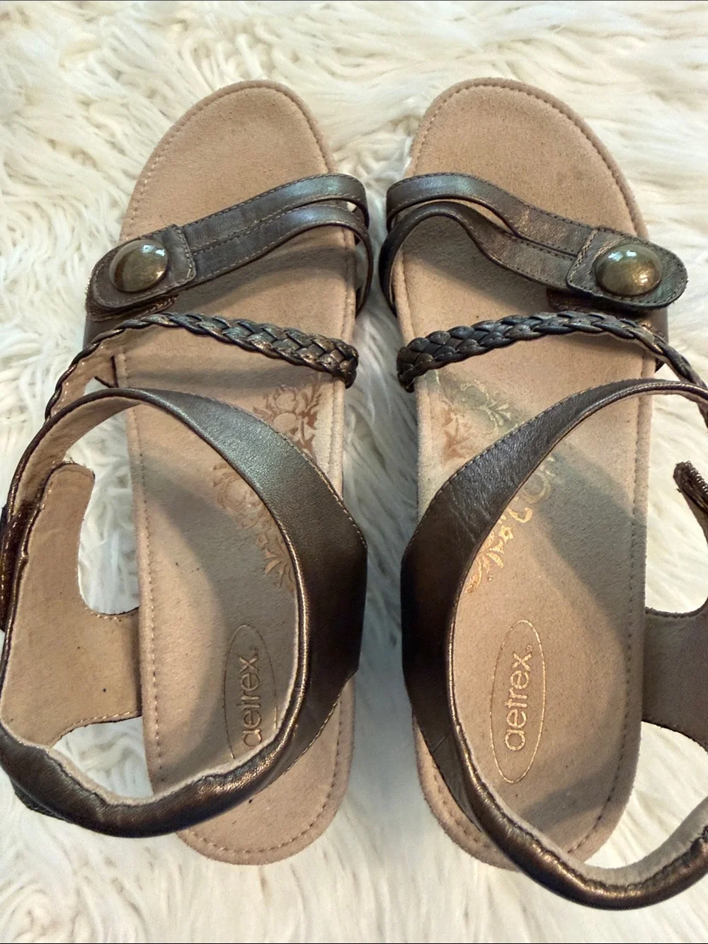 Aetrex comfortable wedge
