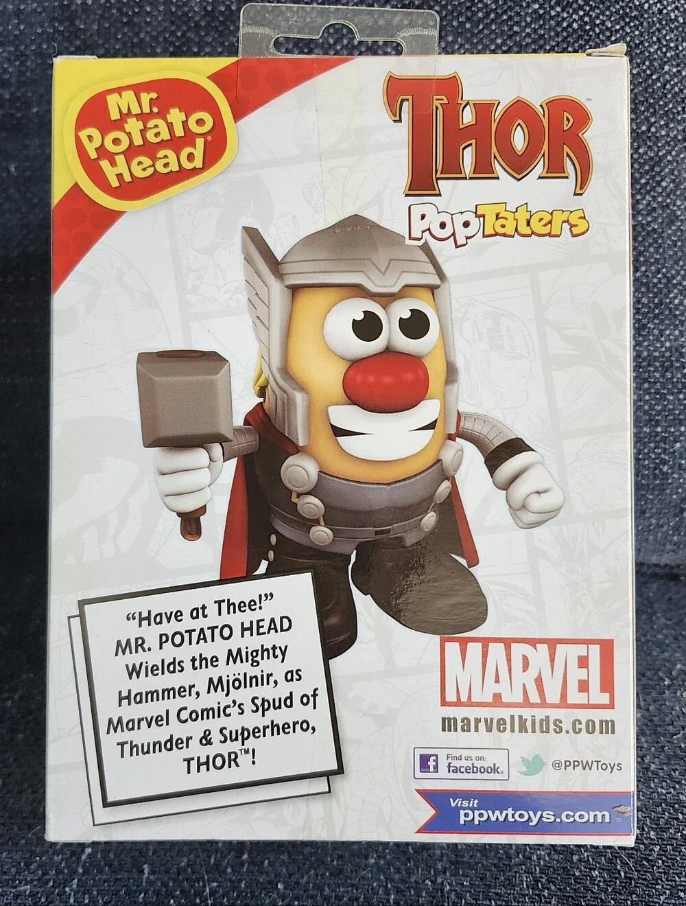 MR. POTATO HEAD MARVEL THOR POP TATERS NEW IN BOX HASBRO RARE