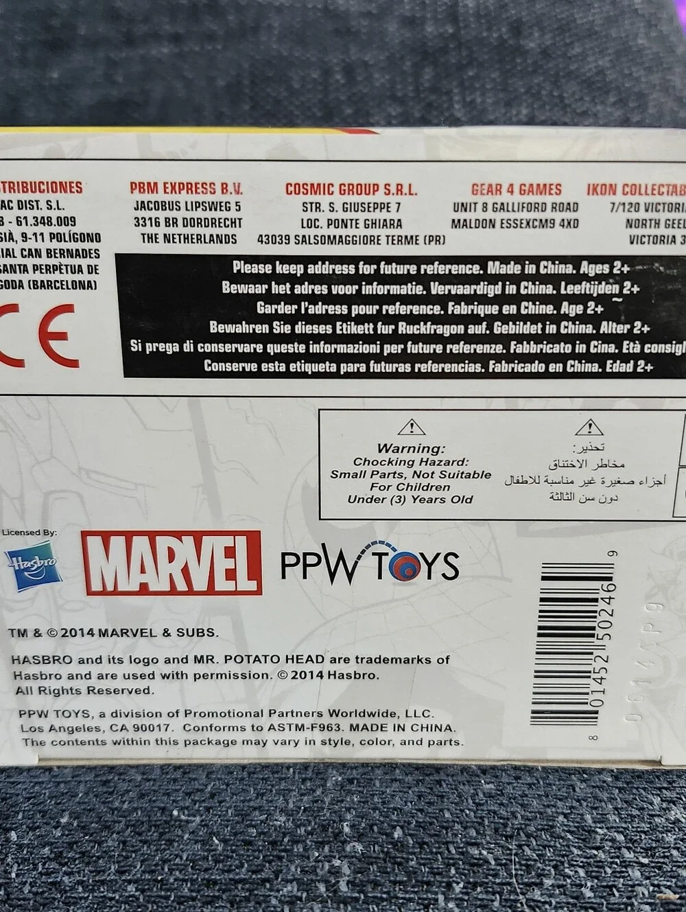 MR. POTATO HEAD MARVEL THOR POP TATERS NEW IN BOX HASBRO RARE