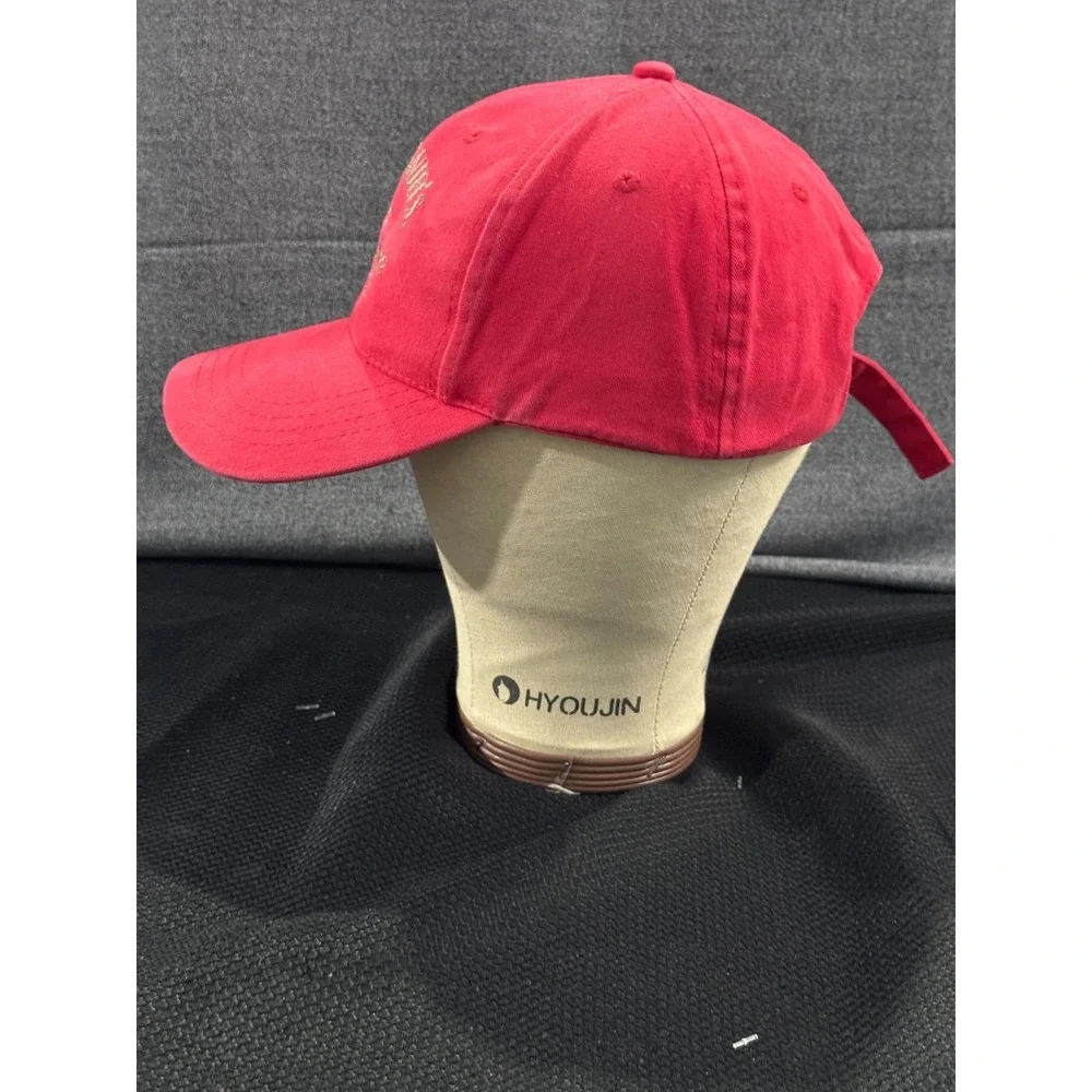 Jack Daniel's Baseball Cap Mens One Size Red Cotton Classic Embroidered Logo Hat