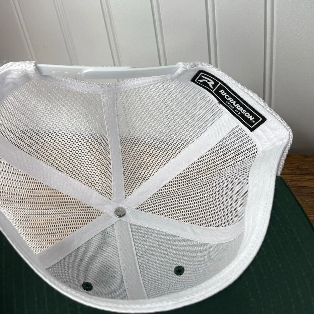 Cinemoves Green And White Trucker Hat Cast & Crew Gift Richardson 112 Mesh NWOT