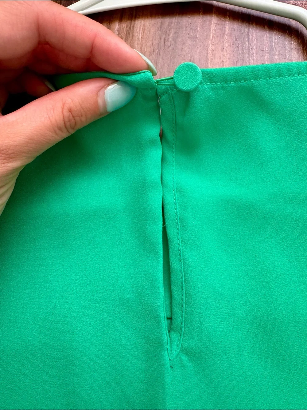 J. Crew Bright Green Long-Sleeve Scoop Neck Blouse, Size S