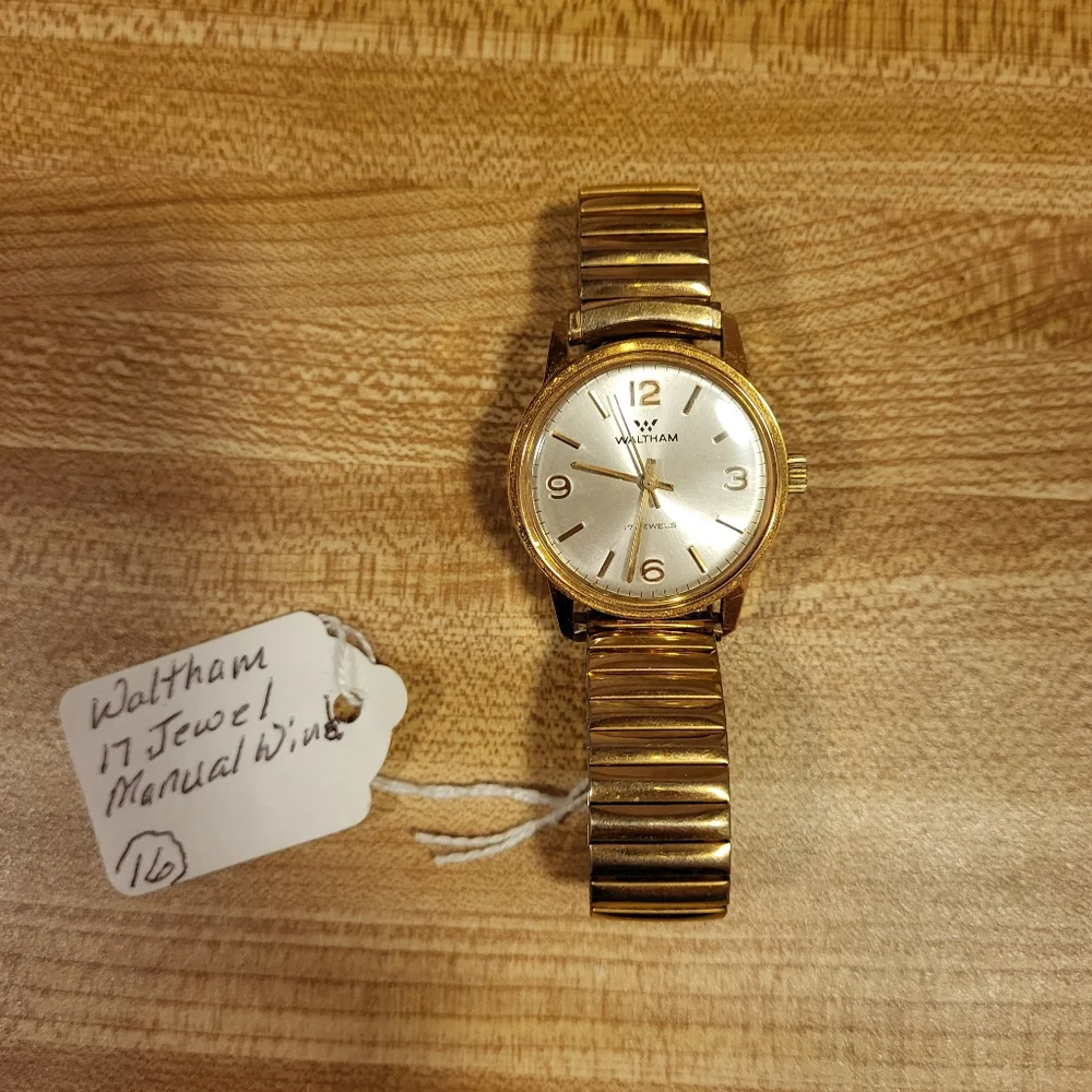 Waltham 17 jewel manual wind watch