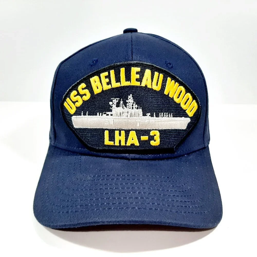 USS Belleau Wood LHA-3 Embroidered Patch Hat Baseb