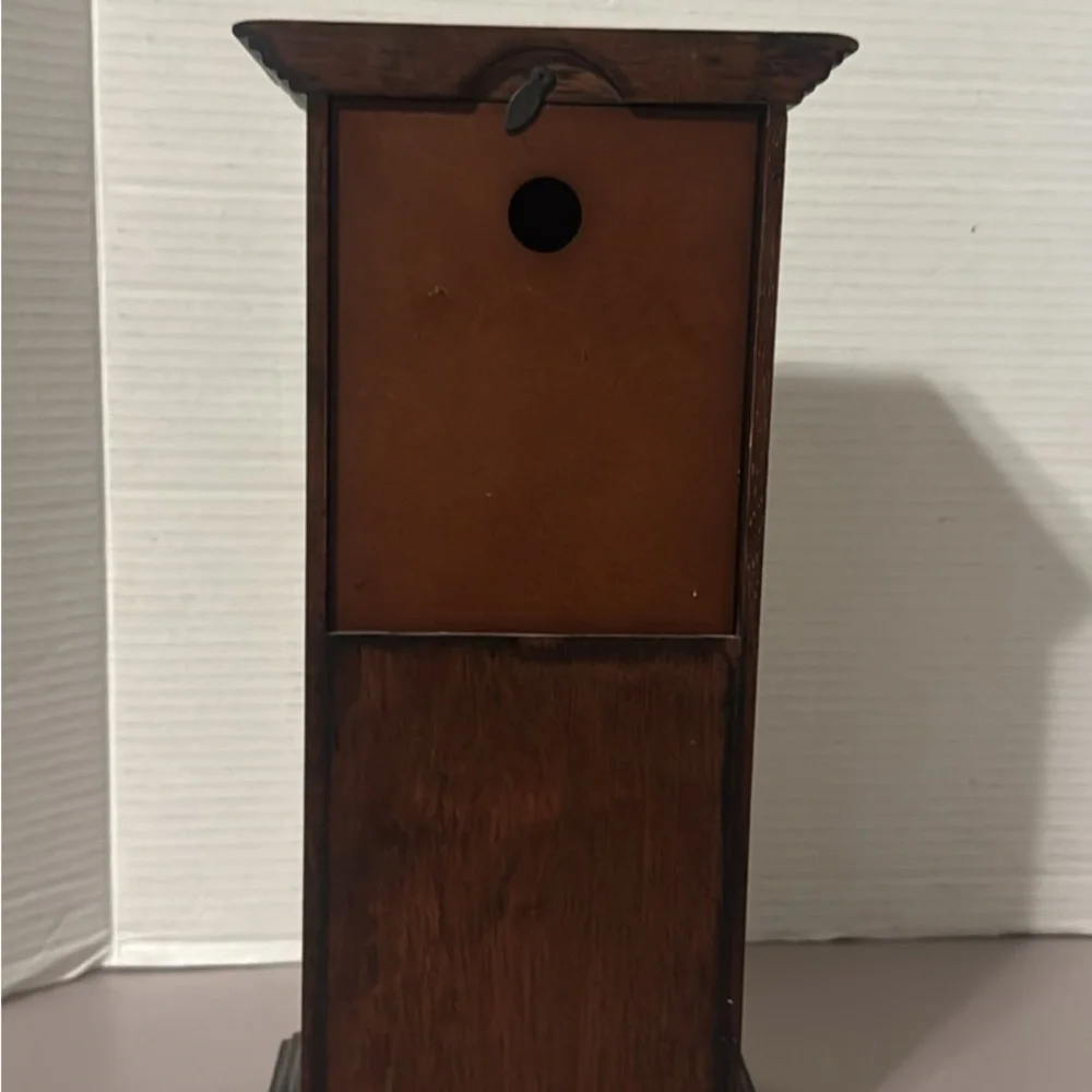 Seicle Quartz Wooden Table Clock with Drawers